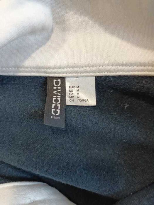 Granatowa bluza polo męska Divided rozmiar M