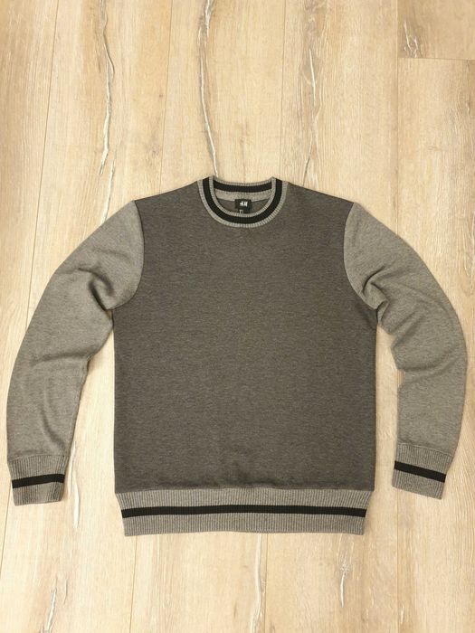 Sweter męski H&M szaro-popielaty S