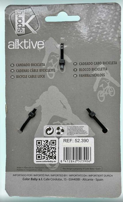 Cadeado de Bicicleta, Novo