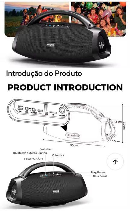 Vendo coluna de som novo