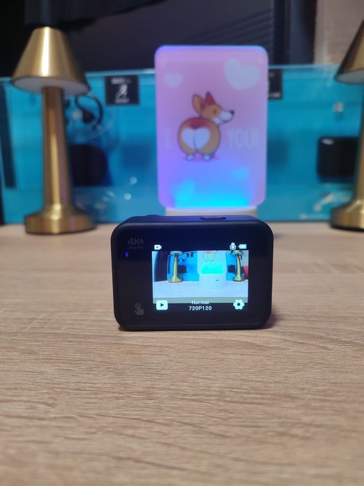 Екшн-камера Triacle 7007BK 4K/60 кадрів/с з подвійним РК-дисплеєм, чор