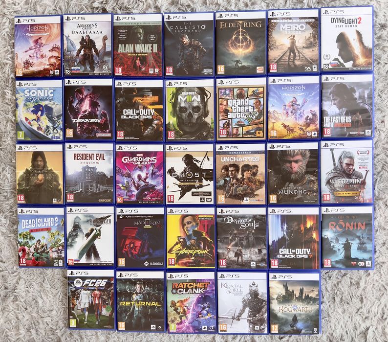 Ігри для PS5 всі ідеал