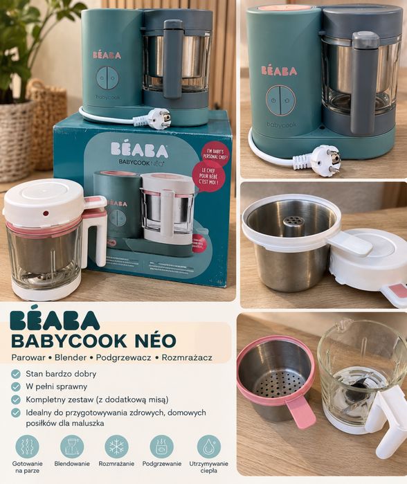 BÉABA Babycook Néo + dodatkowa misa | Stan bardzo dobry