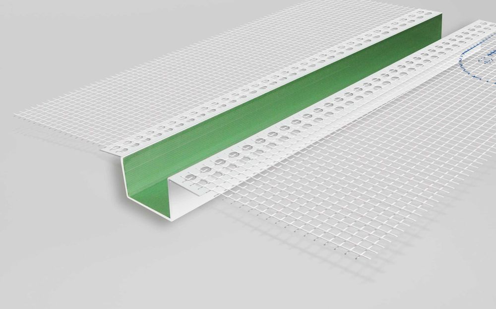 Listwa PCV do boniowania z siatką