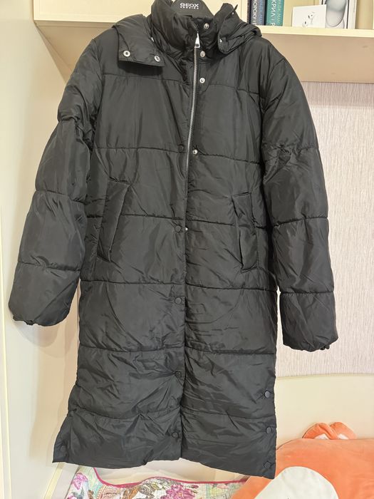 Пальто-пуховик НМ на дівчинку 13-14 р.