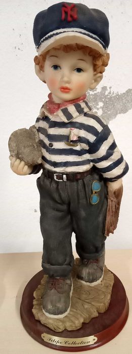 Estatuetas casal marinheiros, alt 32 cm, o lote por 10€