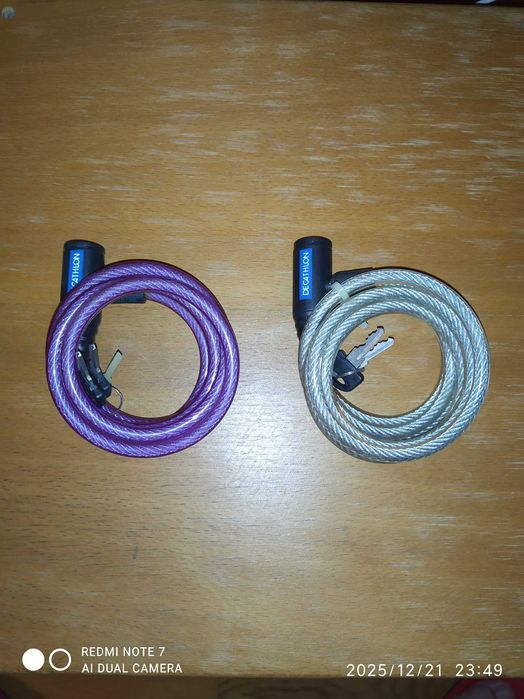 ## Decathlon cadeado com chave para bicicletas €3 cada ##
