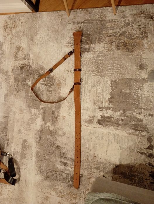 Pas oficerski wz.36 ciemny brąz