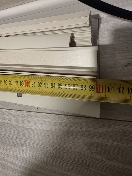 Żaluzje drewniane , białe   lamelki  25 mm