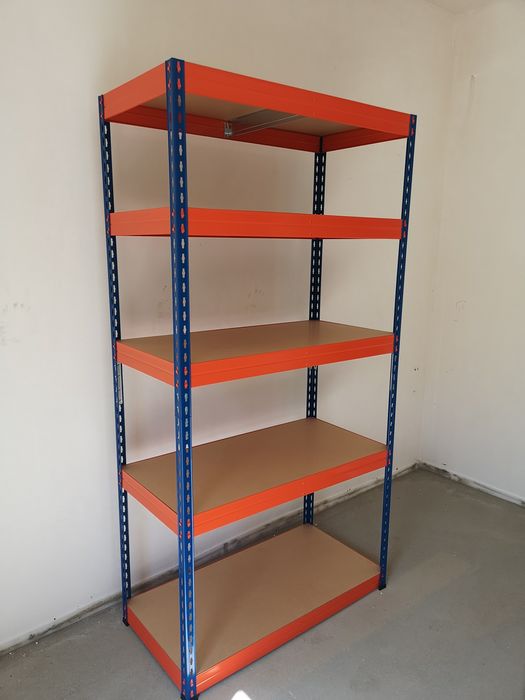 Regał Metalowy,Warsztatowy, Garażowy Nit-Klick 192x100x50 cm 5P/300 kg
