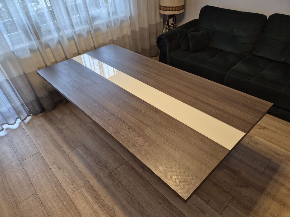 Duży Stół do salonu na dwóch nogach