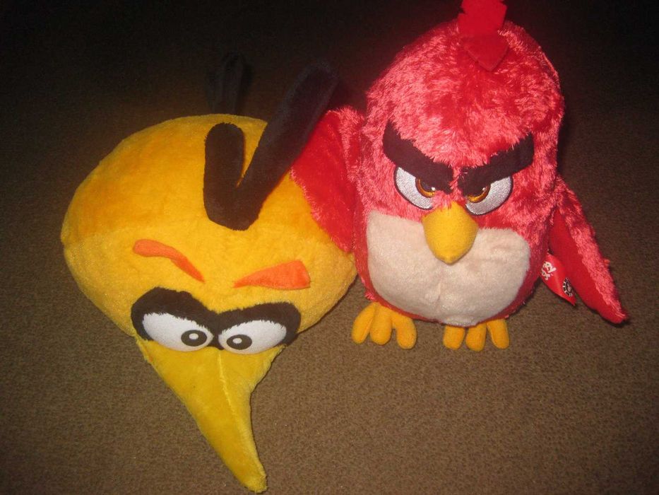 6 Peluches "Angry Birds" Novos!