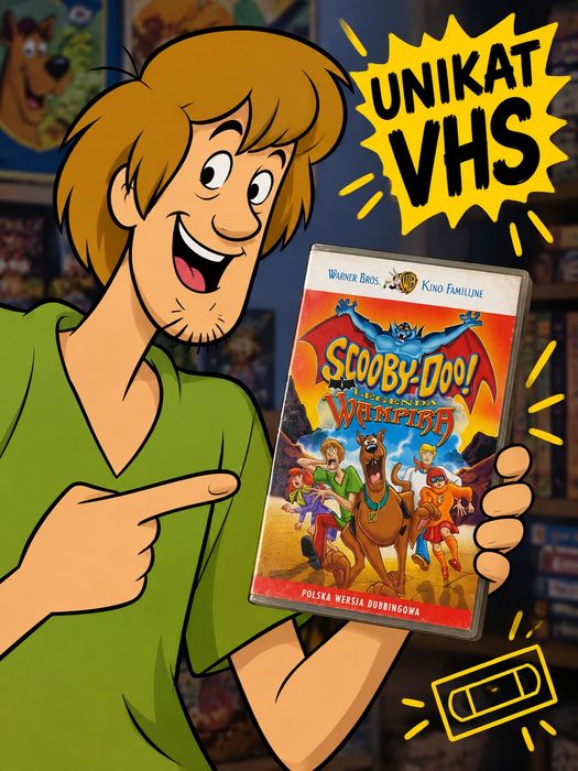 UNIKAT VHS! Scooby Doo Legenda Wampira