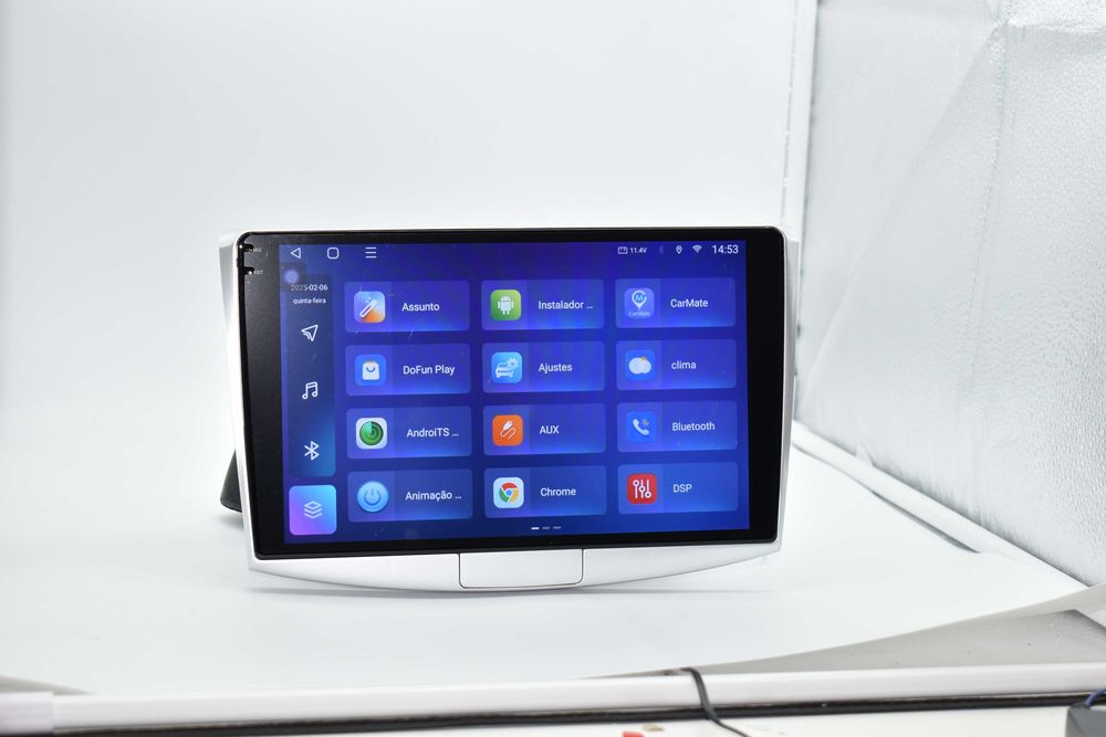 Rádio 2 DIN Android Volkswagen, VW, Passat, B6 B7 CC Carplay