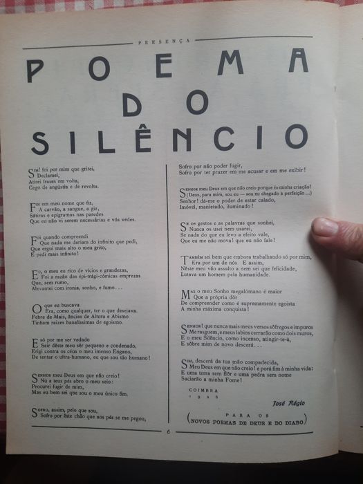 Revista Presença edição facsimilada compacta