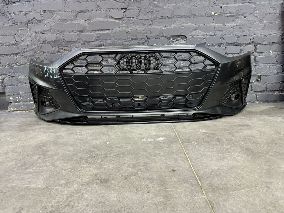 Бампер Audi A4 B9 S line competition 20-23 рік  shadow line Ауди А4 Б9