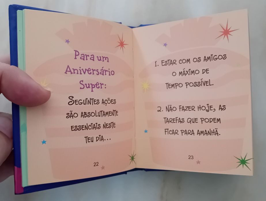 Livro "Parabéns" Novo para oferecer