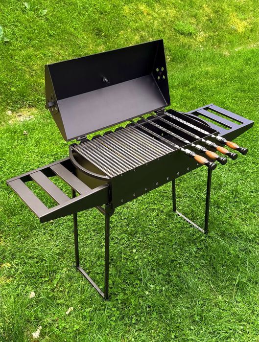 Mangal BBQ / Składany grill / Складний мангал барбекю на 9 шампурів