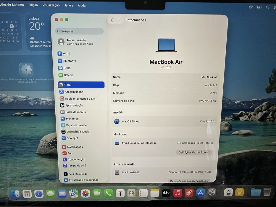 Apple MacBook Air M2 Azul