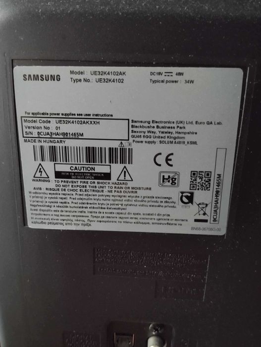 Telewizor Samsung UE32K4102AK 32" cale / 80 cm