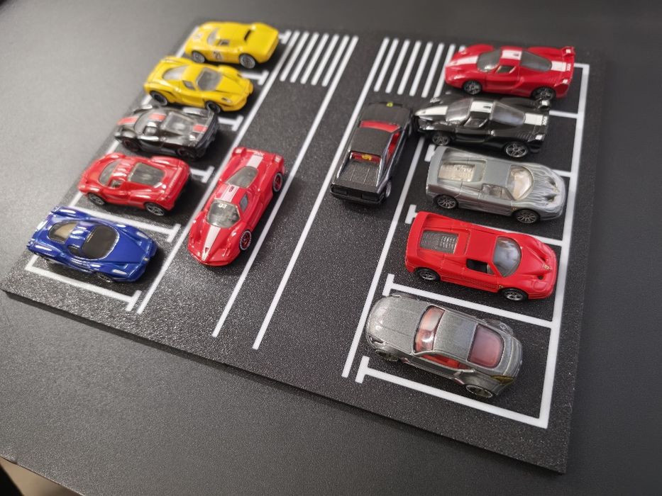 Estacionamento diorama 1/64