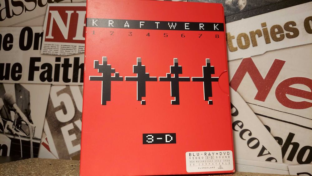 Kraftwerk - 3-D ( 1  2  3  4  5  6  7  8 ) Blu-ray + DVD