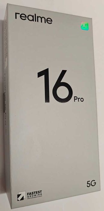 Pudełko od telefonu Realme 16 Pro 5G – ORYGINAŁ! Komplet