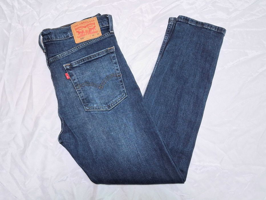 Levi's 510 Skinny W32 L30 (Blank Red Tab) Оригінальні джинси сині
