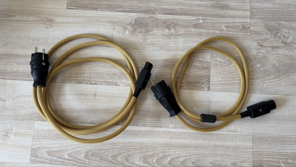 Силовые кабели питания Hi-Fi / Audiophile C19 (Schuko - IEC C19) 1.5м и 2.5м