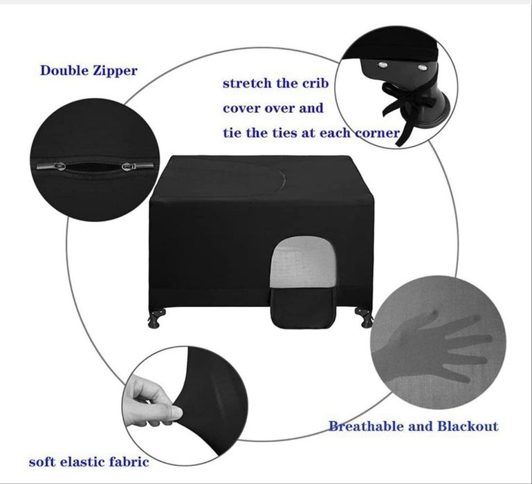 Capa blackout para berço