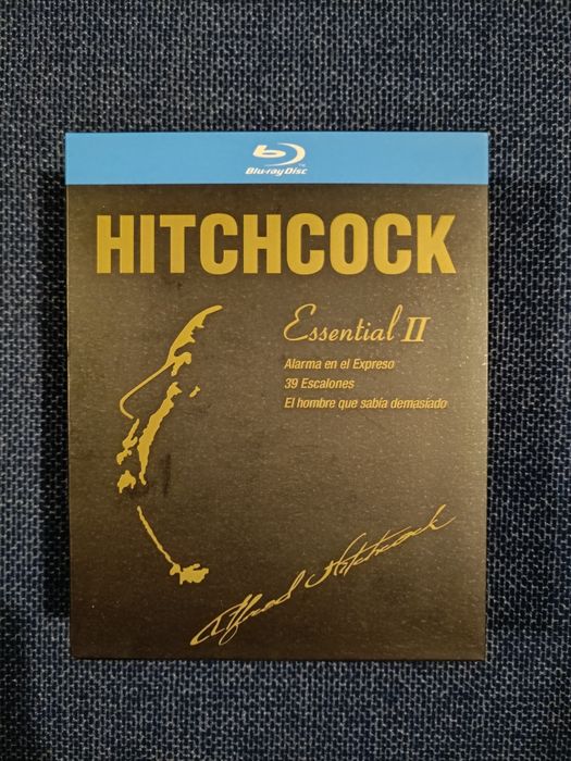 Coleção 3 filmes de Alfred Hitchcock em Blu Ray (portes grátis)