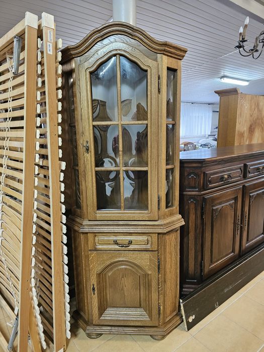 Witryna narożna dębowa Piotrówek