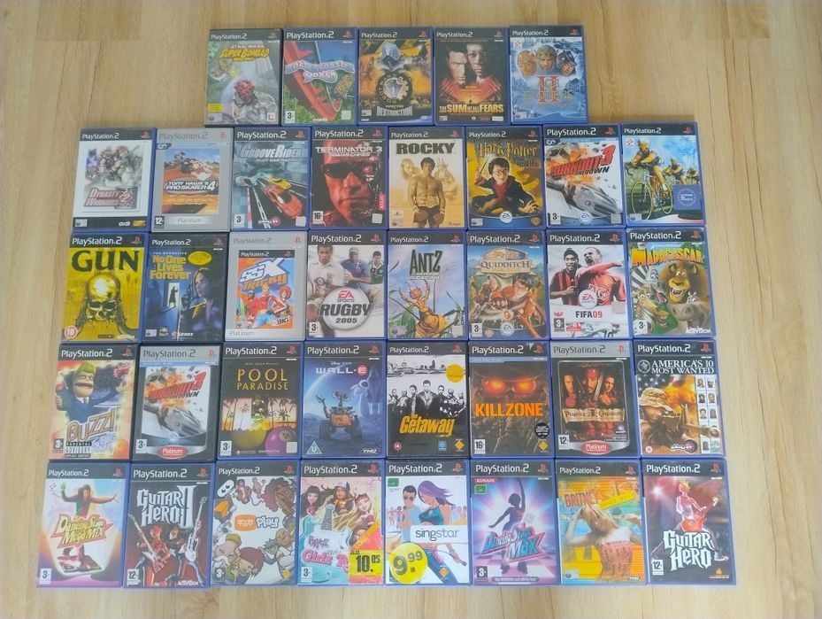 37 gier na PlayStation 2 PS2