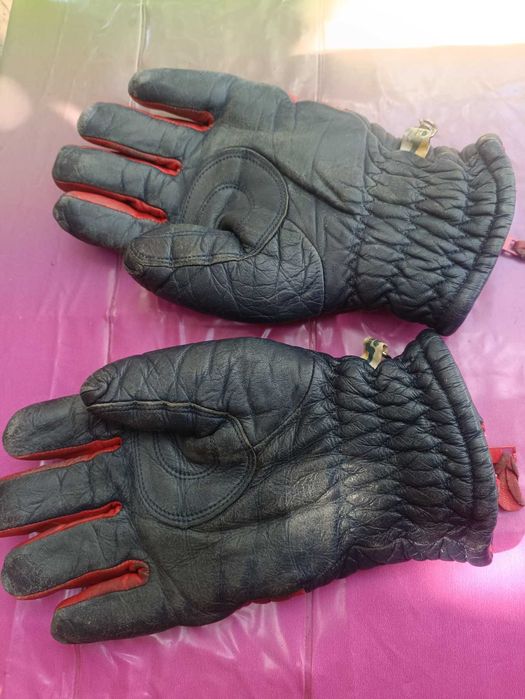 Кожаные перчатки подростковые Hayler утеплённые L