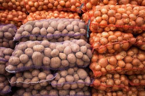 Worek Worki Raszlowe do ziemniaków,cebuli 15 kg PAKIET-100 szt