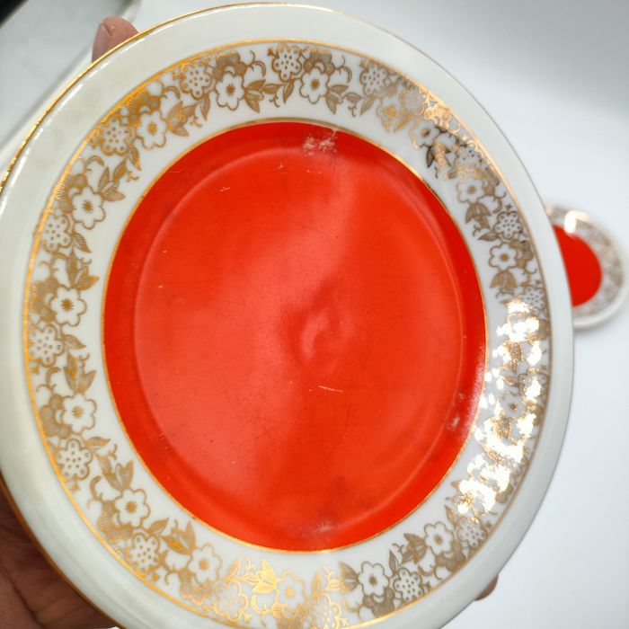 Chodzież Serwis Kawowy Elżbieta Porcelana z Talerzykami Deserowymi