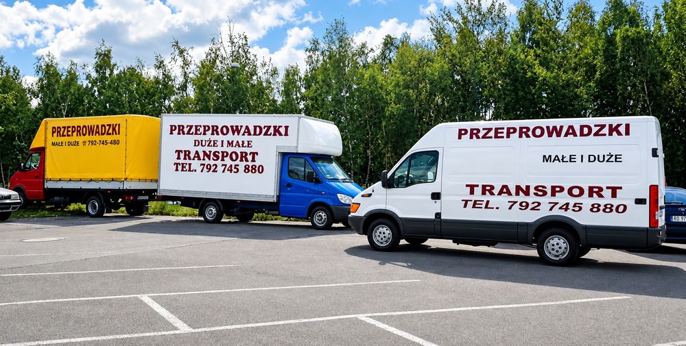 Przeprowadzki Kielce Transport od 1,40zł/km! Busy 8 palet, wózki schodolazy