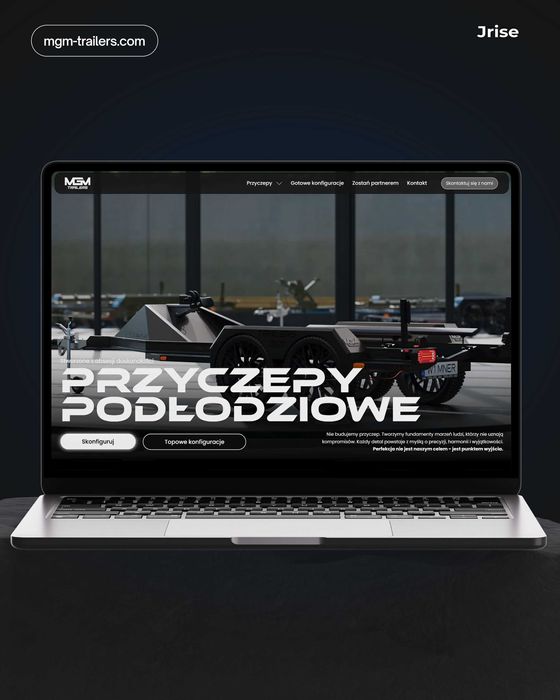 Strony i sklepy internetowe projektowane indywidualnie Jrise