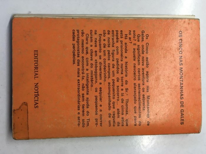 Livro - 'Os Cinco' nas Montanhas de Gales