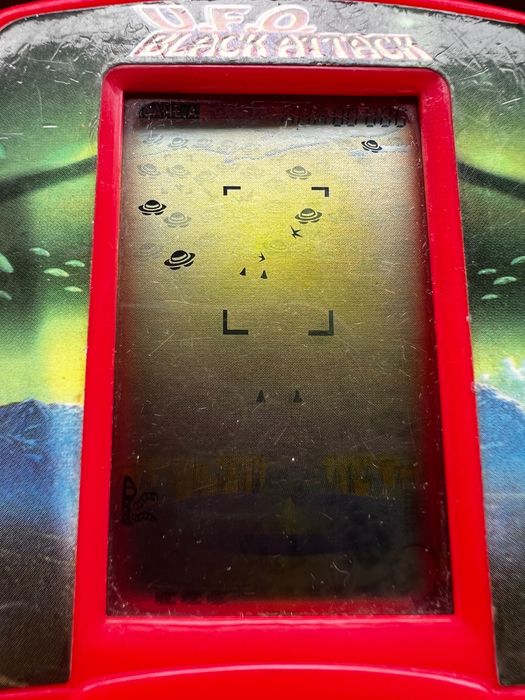 Kultowa Gra LCD UFO Black Attack | RETRO lata 90/00 | Sprawna! Unikat