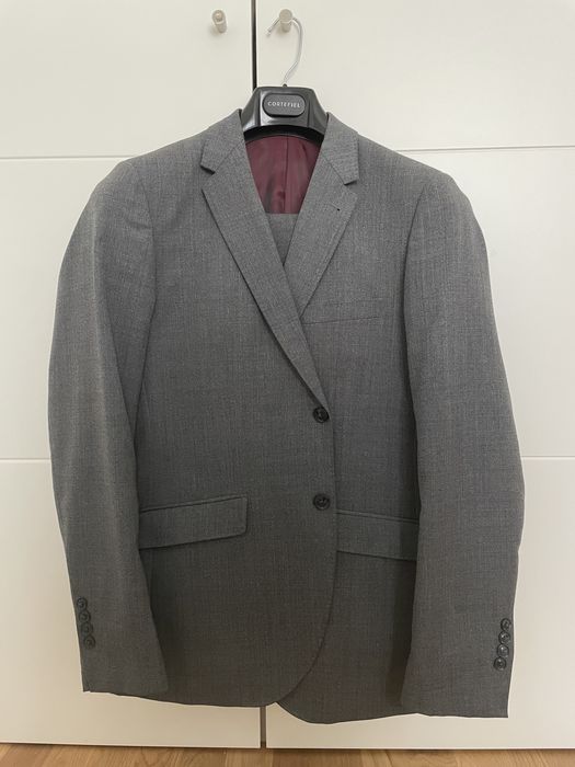 Fato completo cinza olho perdiz