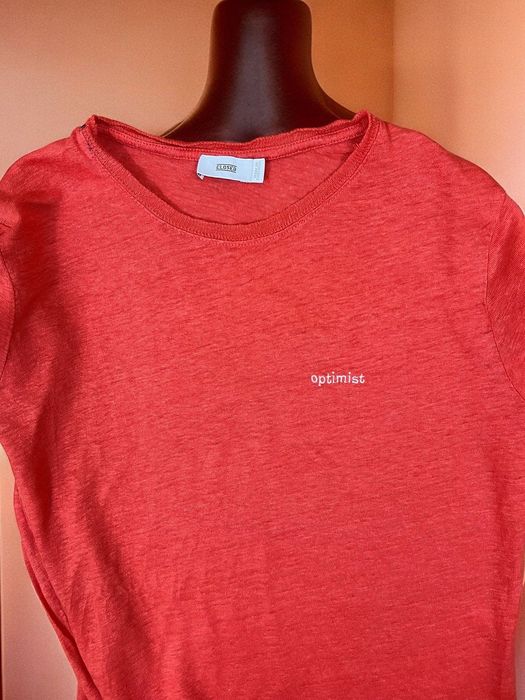 Closed roz. M damski lniany t-shirt