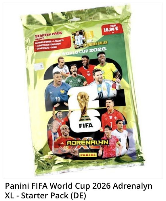 Panini FIFA World Cup 2026 Adrenalyn XL - Starter Pack