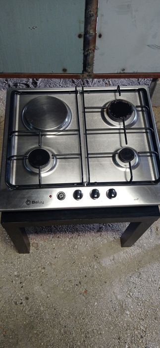 Placa de cozinha + forno+ microondas