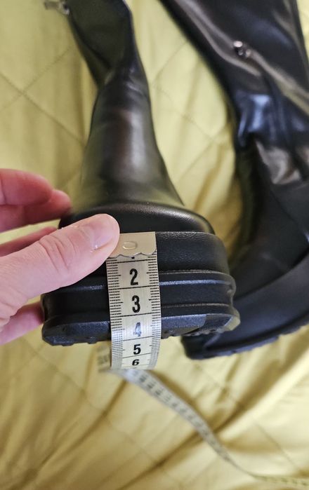 Kozaki za kolano ekoskóra 37/38 unikatowe