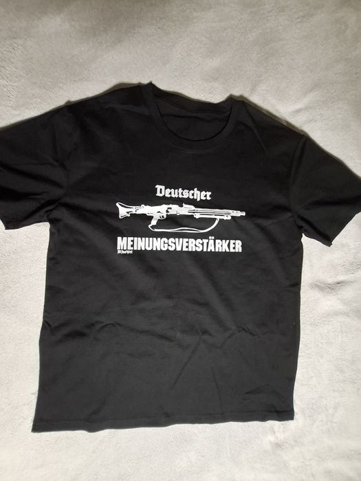 Футболка Deutscher Meinungsverstärker Mg42 Пулемёт 7,92 × 57мм

Цвет в