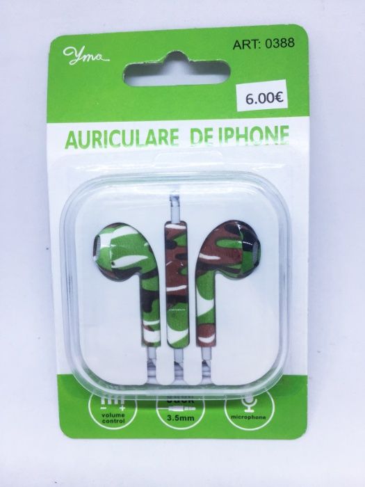 Auriculares de fio com microfone integrado - VÁRIOS PADRÕES - NOVO