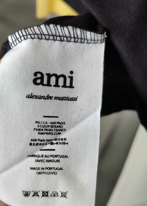 Футболка AMI Paris Alexandre Mattiussi T-shirt Black