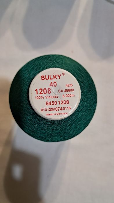 .Продаю ниткиGUNOLD  до вишивальної машинки 58 катушок  POLY, SULKY