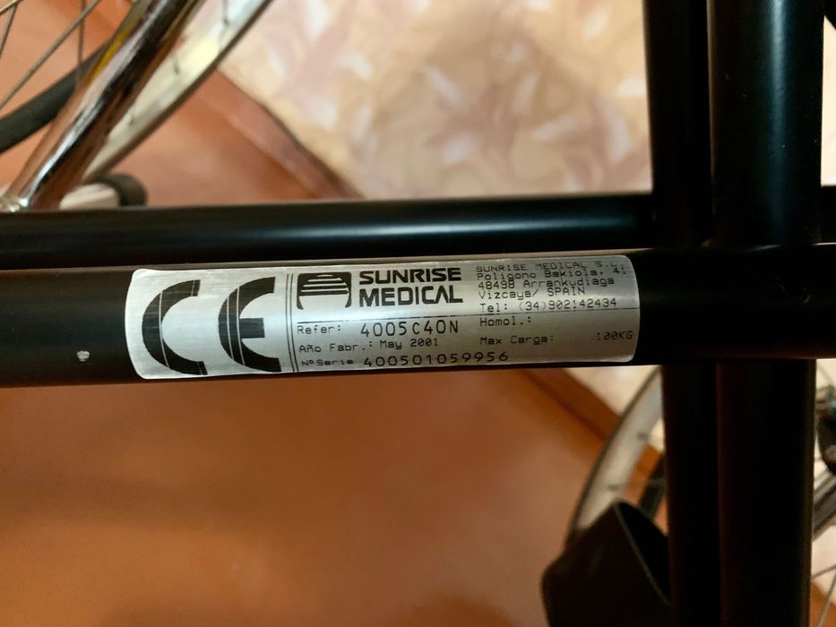 Інвалідний візок Sunrise Medical складний (Іспанія)